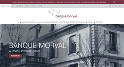 Desktop Screenshot of morval.ch